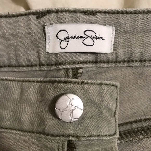 Jeans Skinny Coupé Vert Jessica Simpson - Taille 8/29 - Neuf Avec étiquettes